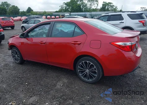 2014 Toyota Corolla S Plus from USA, damaged, VIN 2T1BURHE8EC167320